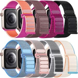 NWT 8 Pack Adjustable Apple Watch Bands